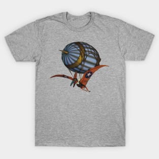 Dapper Dino Airship T-Shirt